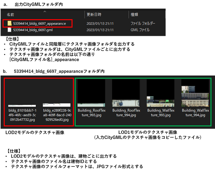 出力テクスチャ画像例